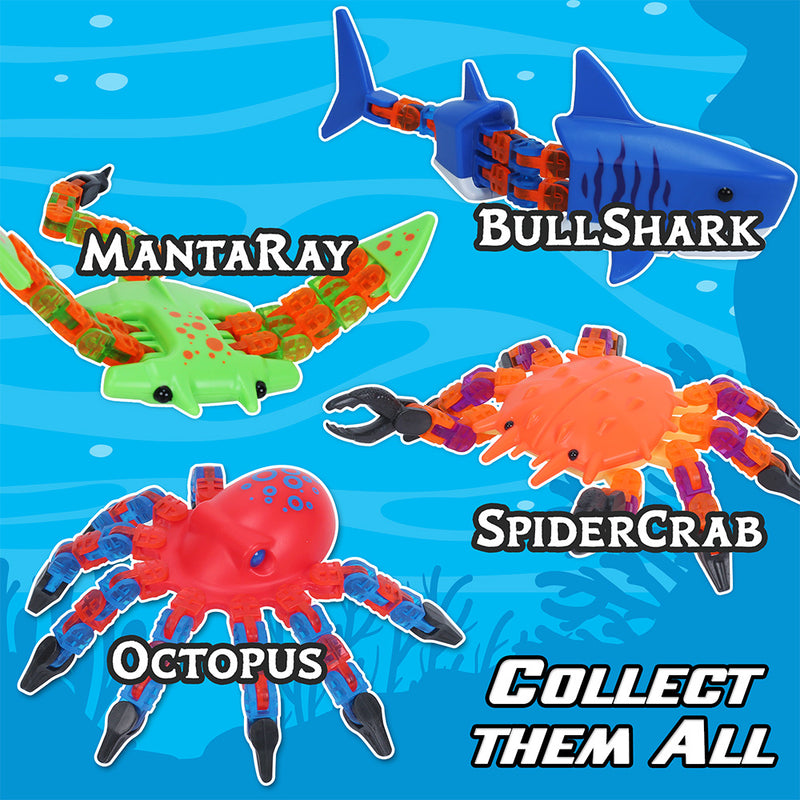 Klixx Creaturez 2 Pack - Manta Ray + Octopus