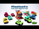 Plantastic City Vehicles Double Pack - Police Car And Fire Truck