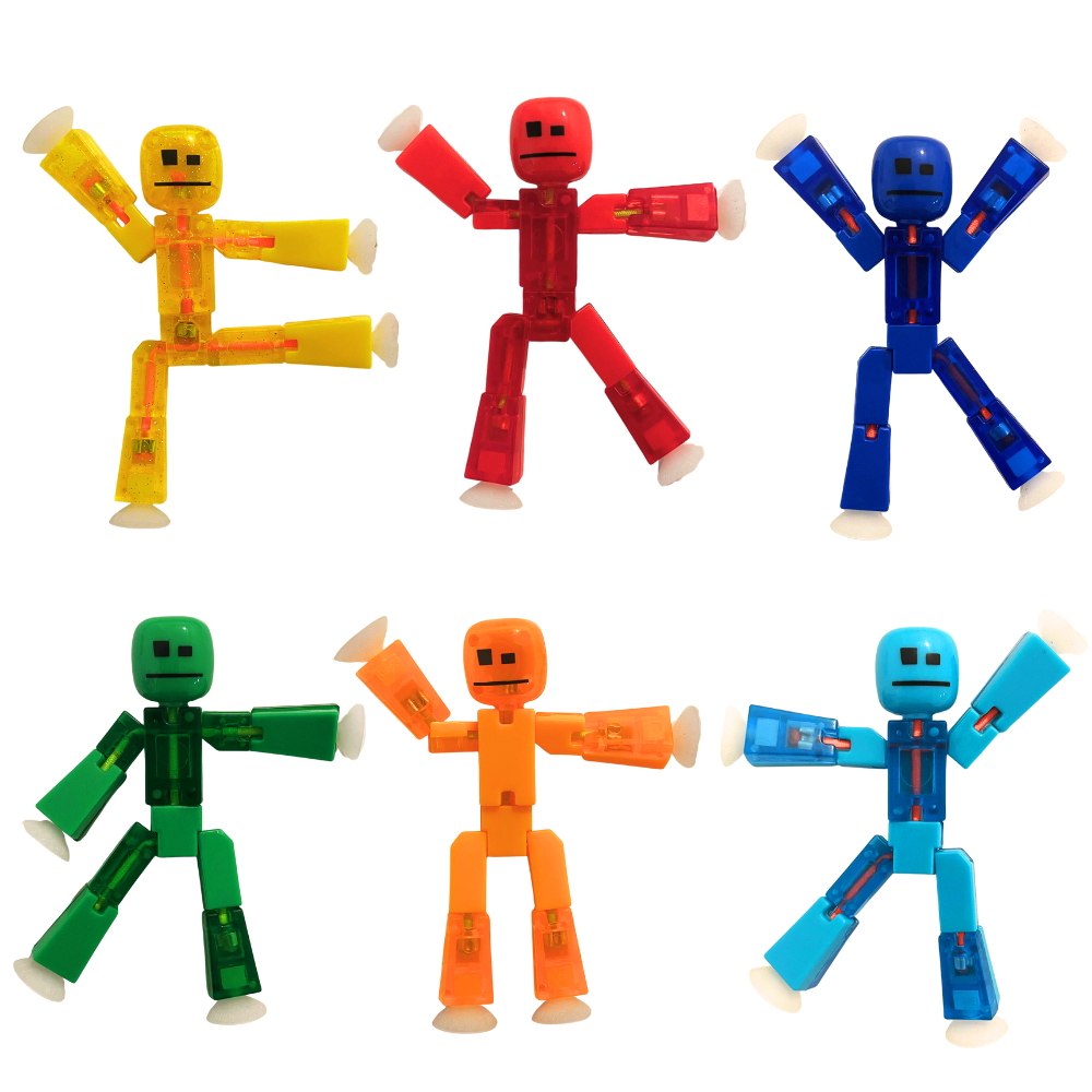 Stikbot 6 Pack | Stop-Motion Animation Toys | ZiNG Toys NZ