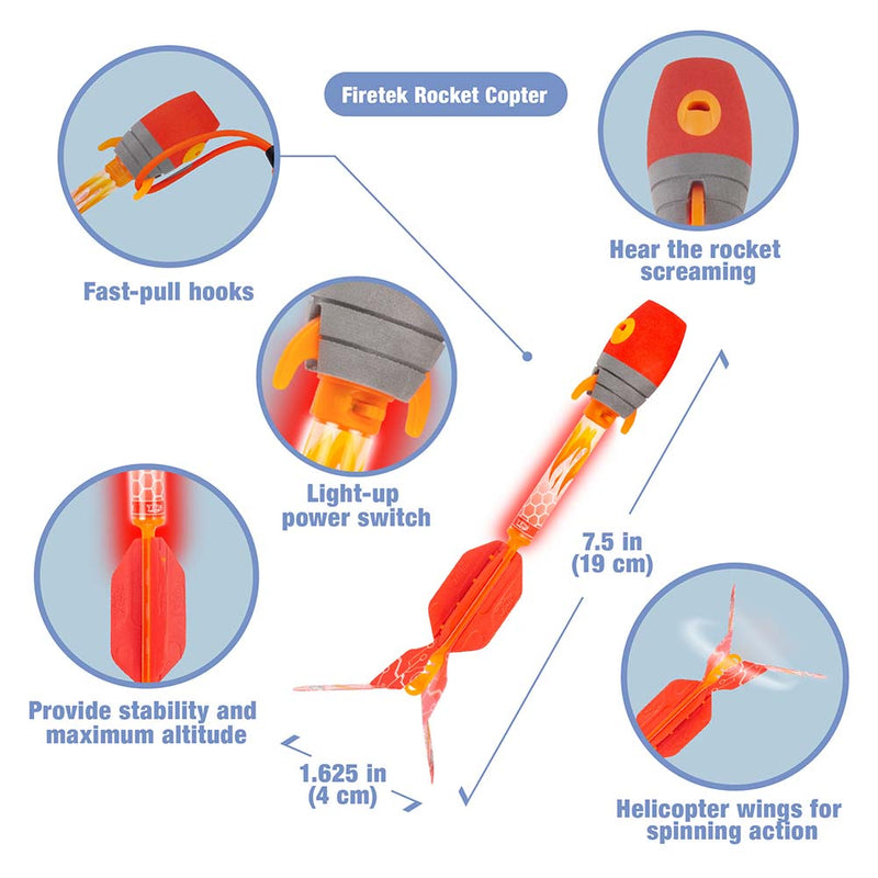 Skyripper Rockets Light Up Sky Ripperz Combo Pack